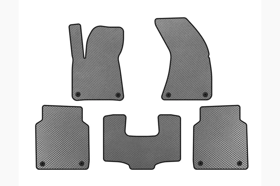 Audi A8 2010-2018 EVA Floor Mats (Long, Gray) Image
