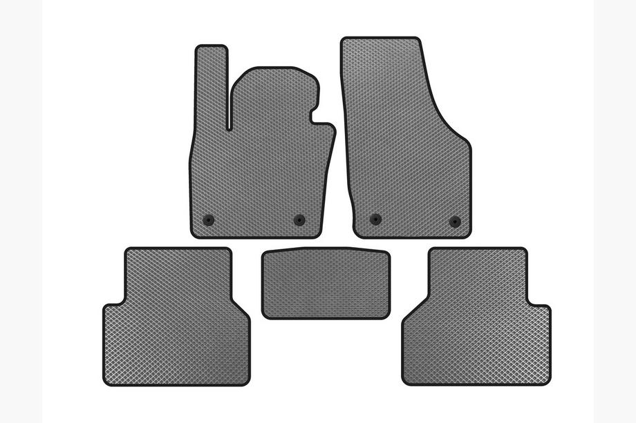 Audi Q3 2011-2019 EVA Floor Mats (Gray) Image