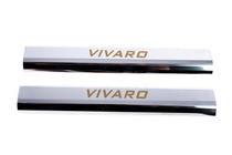 Opel Vivaro 2001–2015 Door Sill Covers VIP-Style (2 pcs, Stainless Steel) photo 2