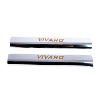 Door Sill Covers VIP-Style (2 pcs, Stainless Steel) Opel Vivaro 2001–2015 photo 2