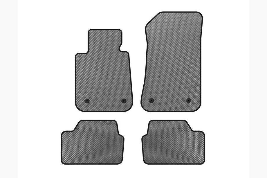 BMW 1 Series E81/E82/E87/E88 2004-2011 EVA Floor Mats (Gray) Image