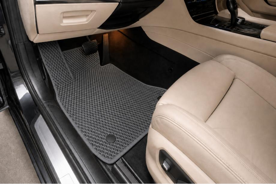 BMW 7 Series F01/F02 2008-2015 EVA Floor Mats (for F01, Gray) Image