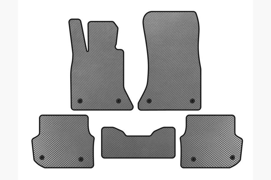 BMW 5 Series F10/F11 2010–2016 EVA Floor Mats (for F-11, Gray) Image