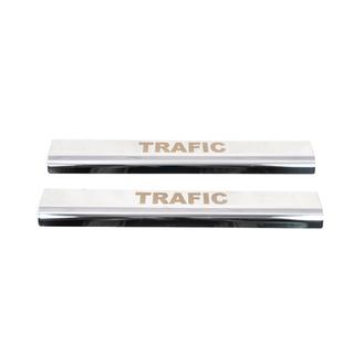 Door Sill Plates VIP-Style Stainless Steel Renault Trafic 2001–2015 photo 1