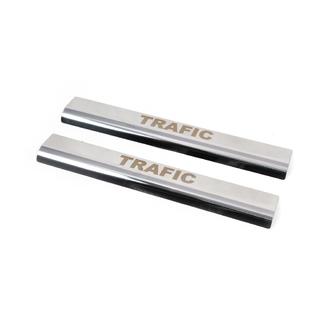 Door Sill Plates VIP-Style Stainless Steel Renault Trafic 2001–2015 photo 2