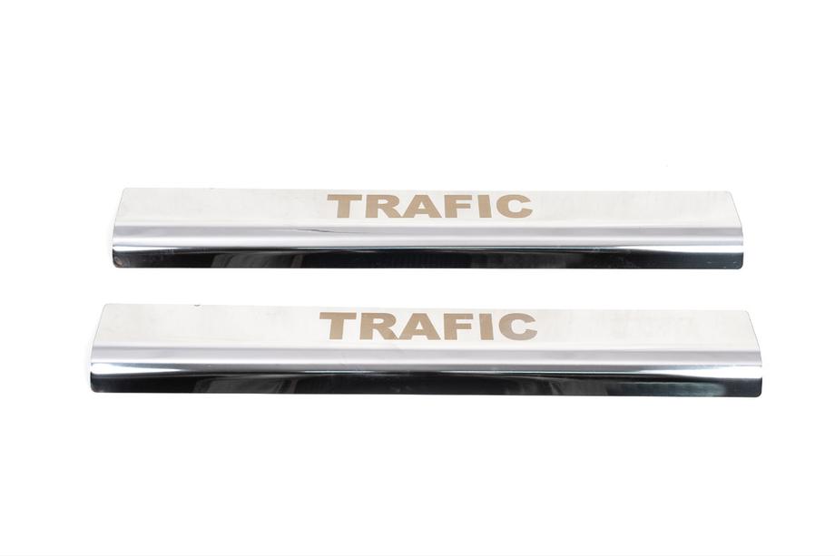 Renault Trafic 2001–2015 Door Sill Plates VIP-Style Stainless Steel Image