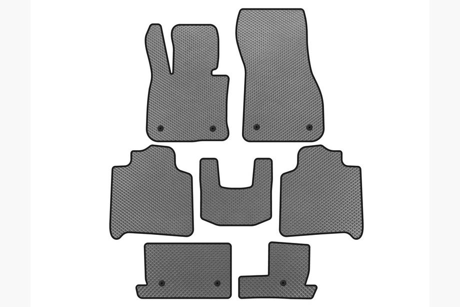 BMW 2 Series Active Tourer F45/F46 2014-2021 EVA Floor Mats (For F46, 3 Rows, Gray) Image