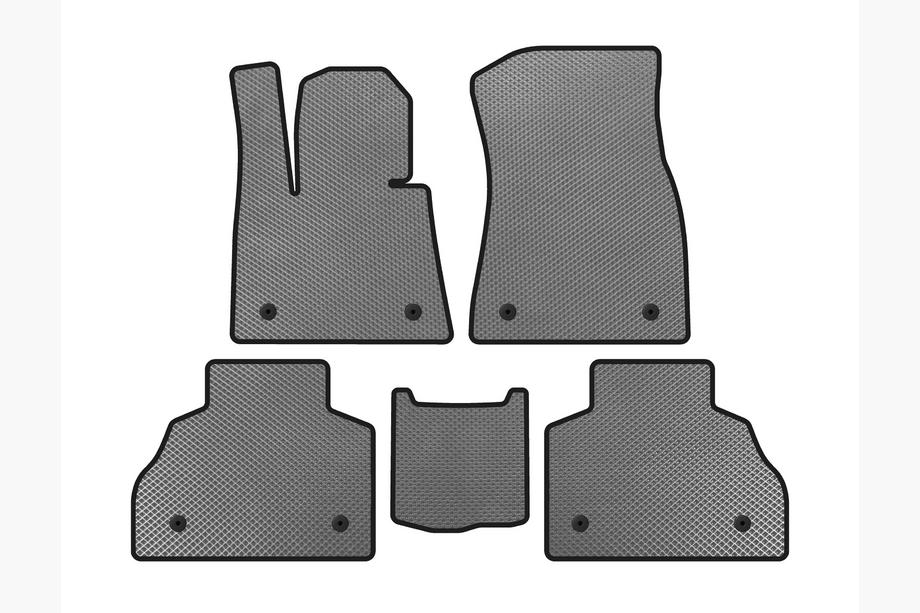 BMW X7 G07 2019- EVA Floor Mats (2 Rows, Gray) Image