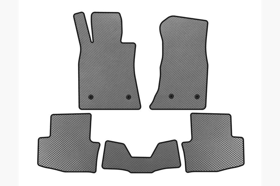 Cadillac ATS 2012-2019 EVA Floor Mats (SD, Gray) Image