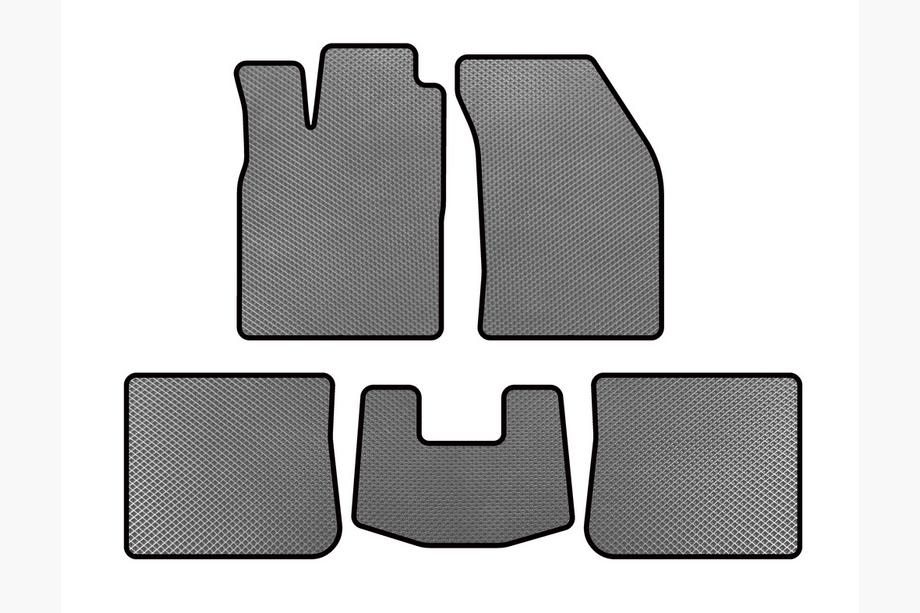Chery Elara/Alia/Fora/A5 2006- EVA Floor Mats (SD, Gray) Image
