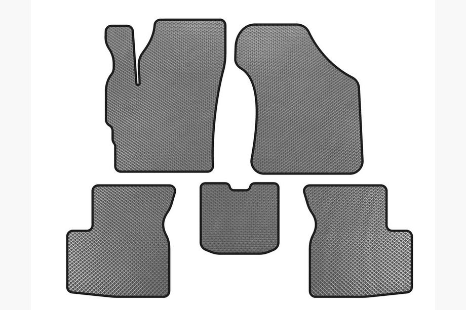 Chery QQ 2003-2022 EVA Floor Mats (Gray) Image