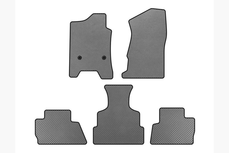 Chevrolet Tahoe 2014-2019 EVA Floor Mats (2014-2020, Gray) Image