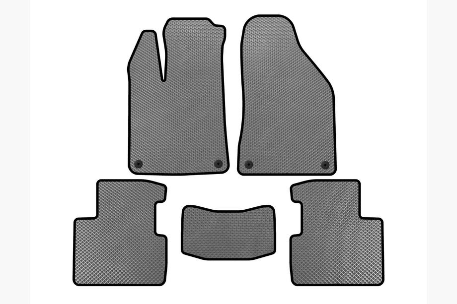 Chrysler 200 II 2014-2017 EVA Floor Mats (SD, Gray) Image