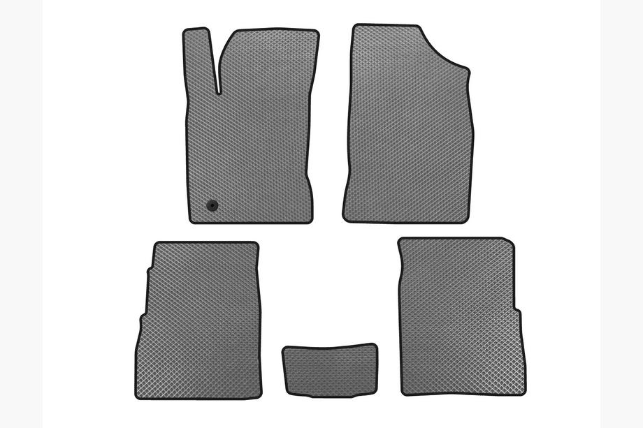 Chrysler PT Cruiser 2000-2010 EVA Floor Mats (HB, 5-Door, Facelift, Grey) Image