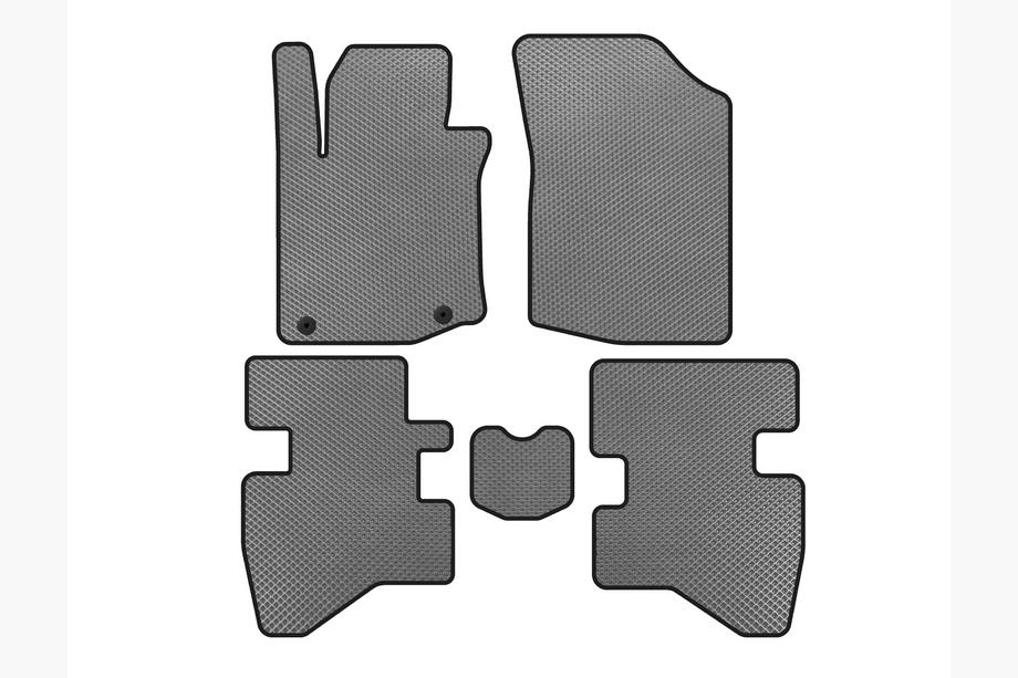 Citroen C-1 2005-2014 EVA Floor Mats (HB, Gray) Image
