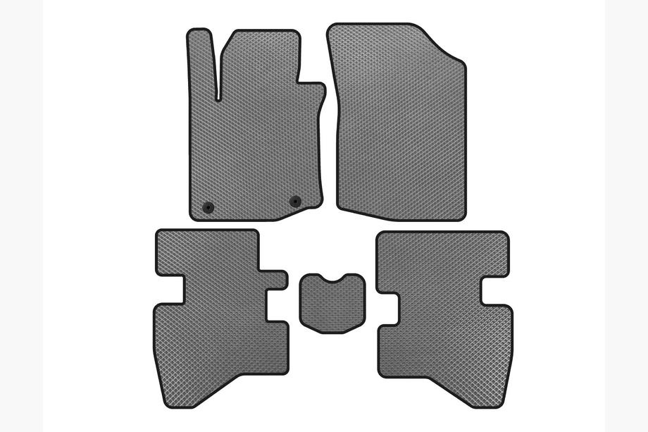 Citroen C-1 2014-2021 EVA Floor Mats (HB, Gray) Image