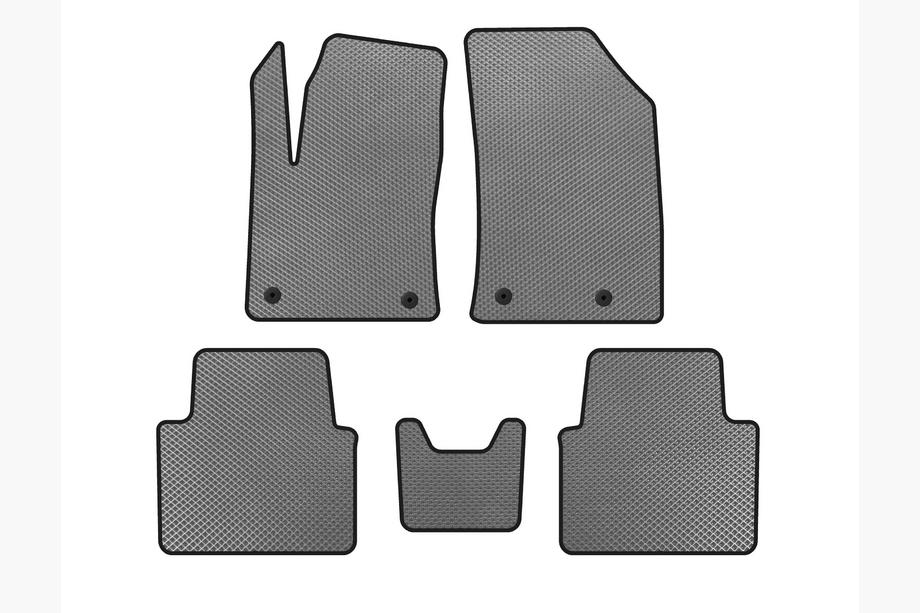 Citroen C-3 Aircross 2017-2024 EVA Floor Mats (Gray) Image
