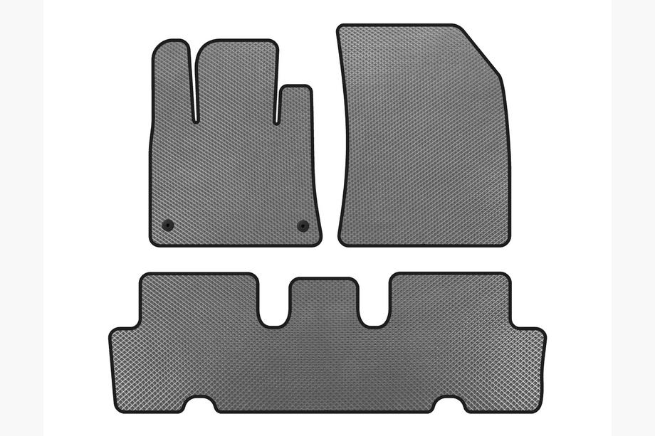 Citroen C-4 Picasso 2013–2022 EVA Floor Mats V1 (2 Rows, Gray) Image