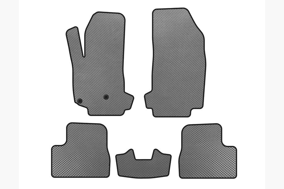 Citroen DS-3 2009-2016 EVA Floor Mats V-2 (Gray) Image