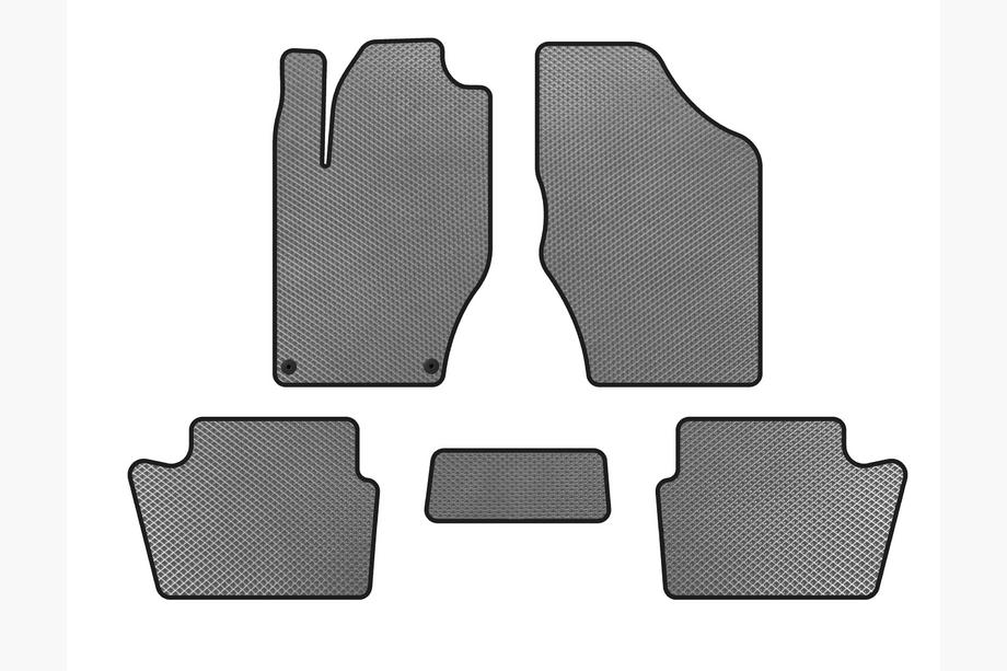 Citroen DS-4 2010-2015 EVA Floor Mats (HB, Pre-Facelift, Gray) Image