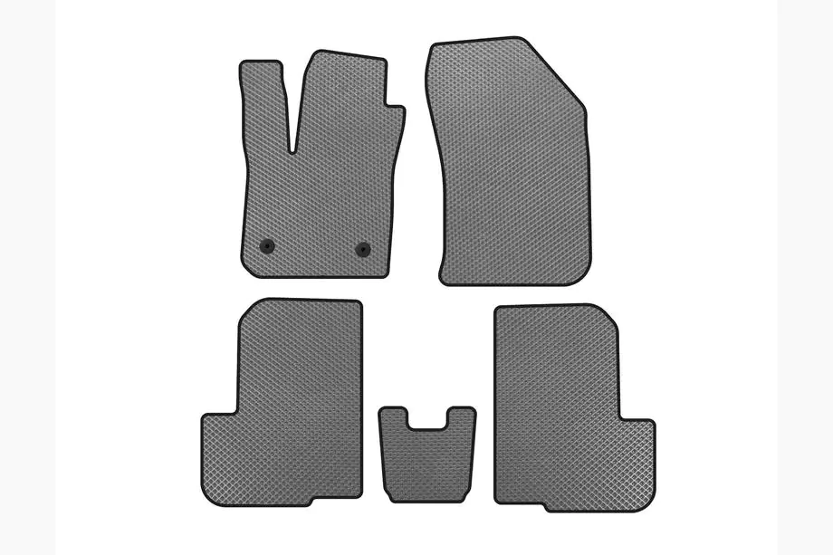 Dacia Lodgy 2012-2022 EVA Floor Mats (2 Rows, 7-Seater, Grey) Image
