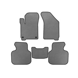 EVA Floor Mats (2011-2020, 7-Seater, Gray) Dodge Journey 2008-2020