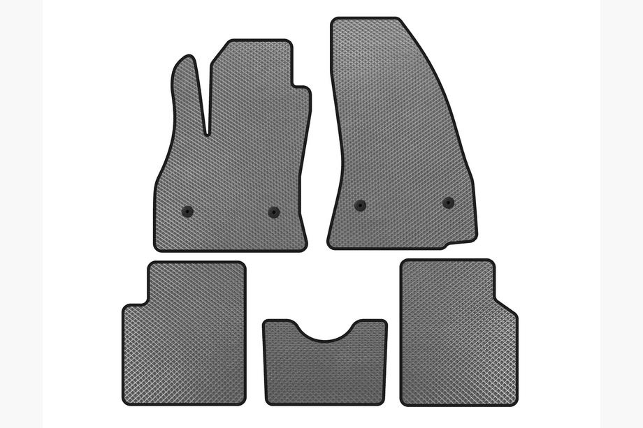 Fiat 500/500L 2013-2022 EVA Floor Mats (for 500L, Gray) Image