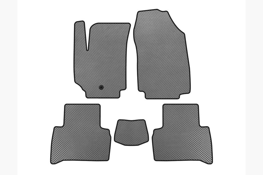 Fiat Croma 2005-2010 EVA Floor Mats (2007-2010, SW, Gray) Image