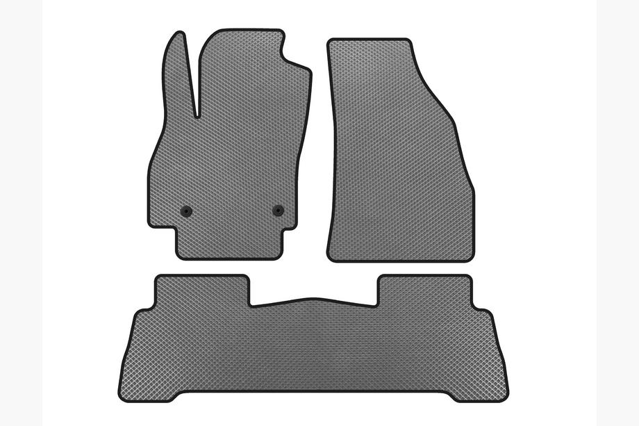 Fiat Fiorino/Qubo 2008-2024 EVA Floor Mats (For Fiorino, Grey) Image