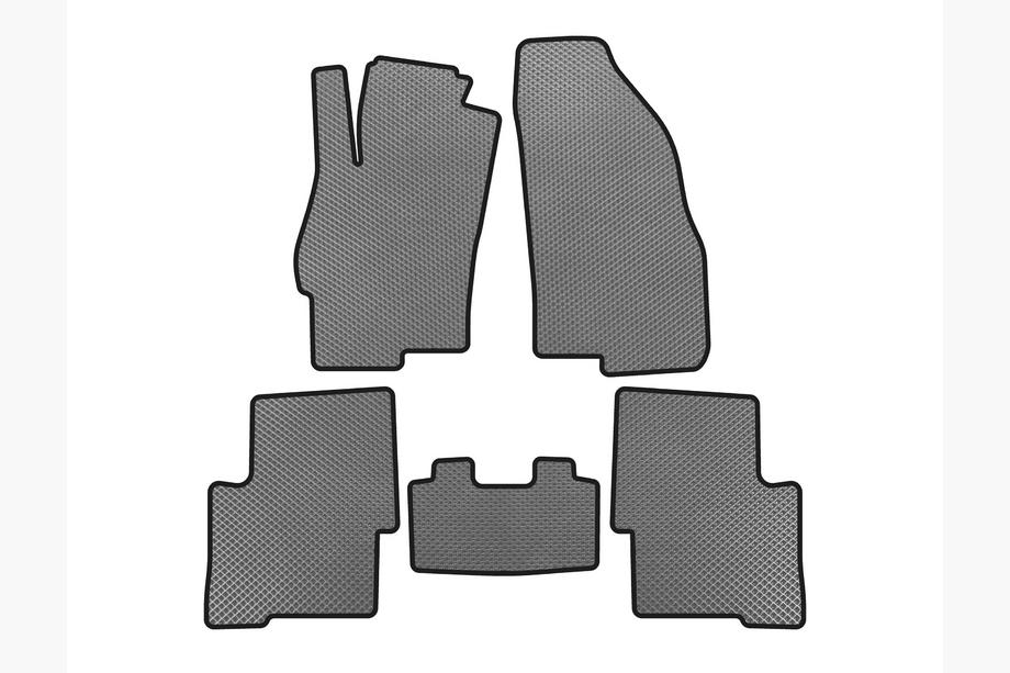 Fiat Linea 2006-2018 EVA Floor Mats (SD, Gray) Image