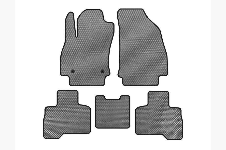 Fiat Fiorino/Qubo 2008-2024 EVA Floor Mats (For Qubo 2008-2016, Grey) Image