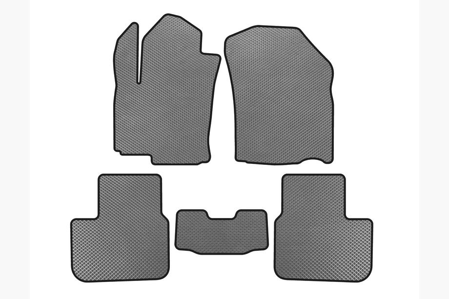 Fiat Sedici 2006-2014 EVA Floor Mats (HB, Gray) Image