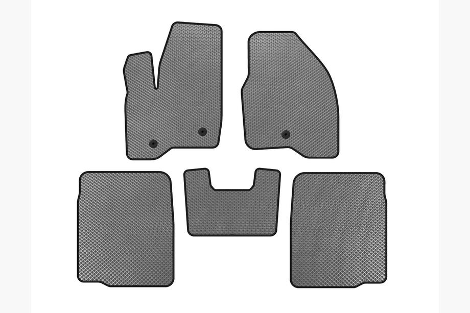 Ford Explorer 2011-2019 EVA Floor Mats (2 Rows, 2011-2015, Gray) Image