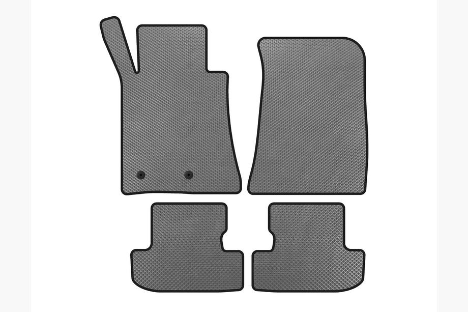 Ford Mustang 2015-2023 EVA Floor Mats (Coupe, Gray) Image