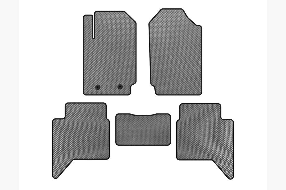 Ford Ranger 2011–2022 EVA Floor Mats (Gray) Image