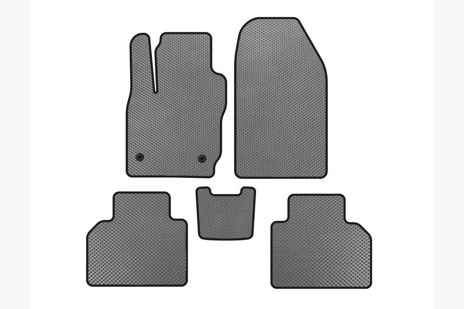 Ford Courier 2014-2023 EVA Floor Mats (Gray) Image