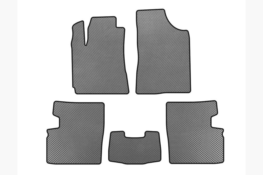 Geely Emgrand EC7 2009- EVA Floor Mats (2009-2014, HB, 5-Door, Gray) Image