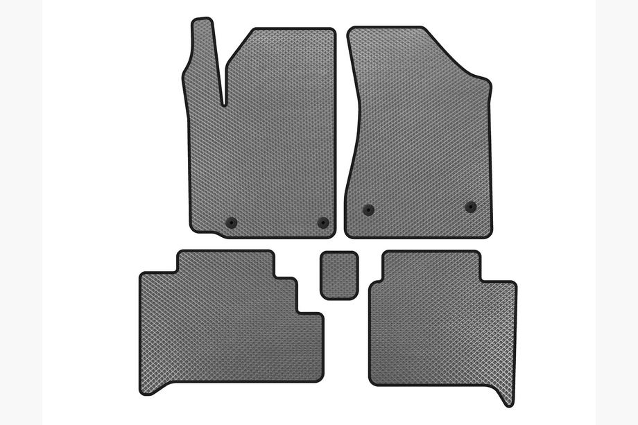 Geely GC-5 2010-2015 EVA Floor Mats (HB, Gray) Image