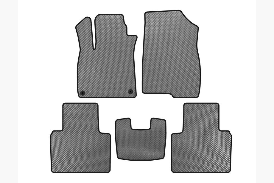 Honda Accord X 2017-2022 EVA Floor Mats (SD, Gray) Image