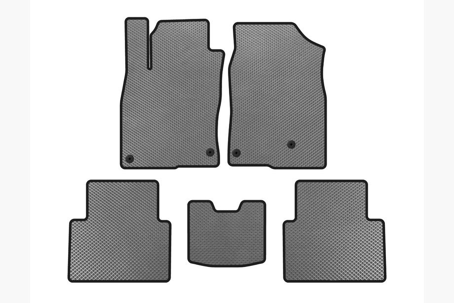 Honda Civic Sedan X 2016-2021 EVA Floor Mats (SD, Gray) Image