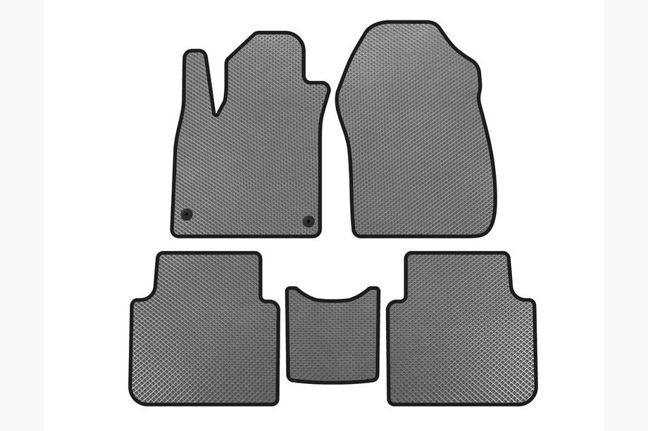 Honda CRV 2017-2022 EVA Floor Mats (7-seater, Grey, 2020-2022) Image