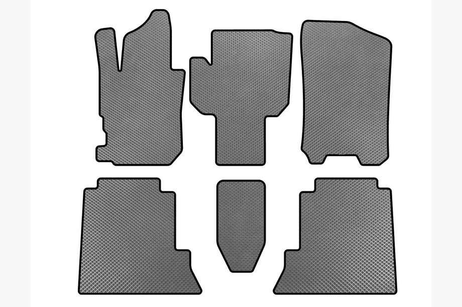 Honda FR-V 2004-2009 EVA Floor Mats (Gray) Image