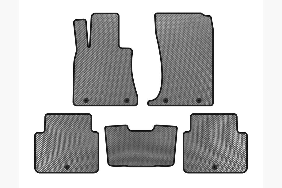 Hyundai Genesis DH 2013-2016 EVA Floor Mats (SD, Gray) Image