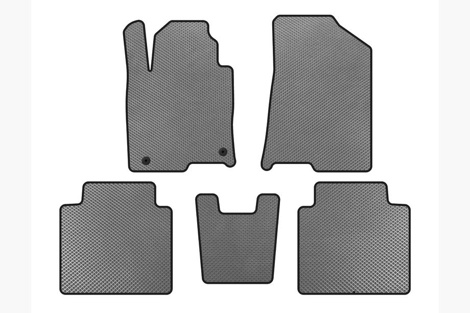 Hyundai Grandeur 2017- EVA Floor Mats (SD, Gray) Image