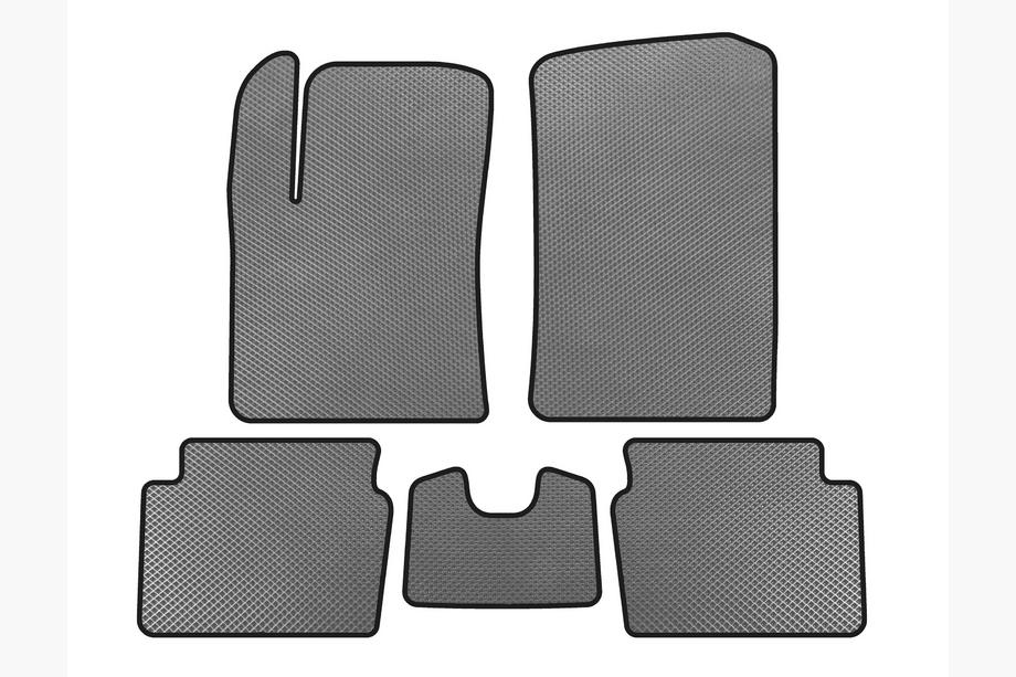 Hyundai I-10 2008-2013 EVA Floor Mats (HB, Gray) Image