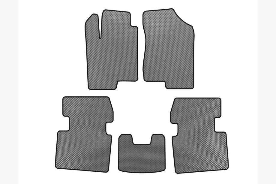 Hyundai Sonata NF 2004-2009 EVA Floor Mats (Gray) Image