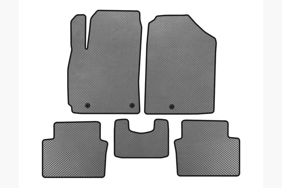 Hyundai Veloster 2018-2022 EVA Floor Mats (Coupe, Gray) Image