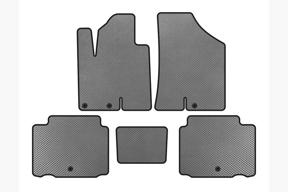 Hyundai IX55 2007-2012 EVA Floor Mats (Gray) Image
