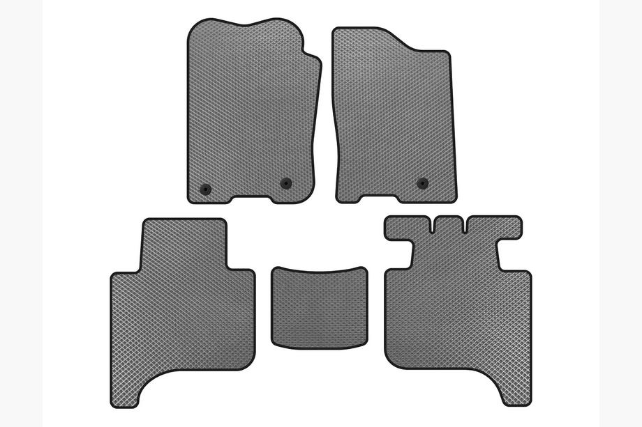 Infiniti QX56 2004-2010 EVA Floor Mats (2 Rows, 2004-2008, Gray) Image