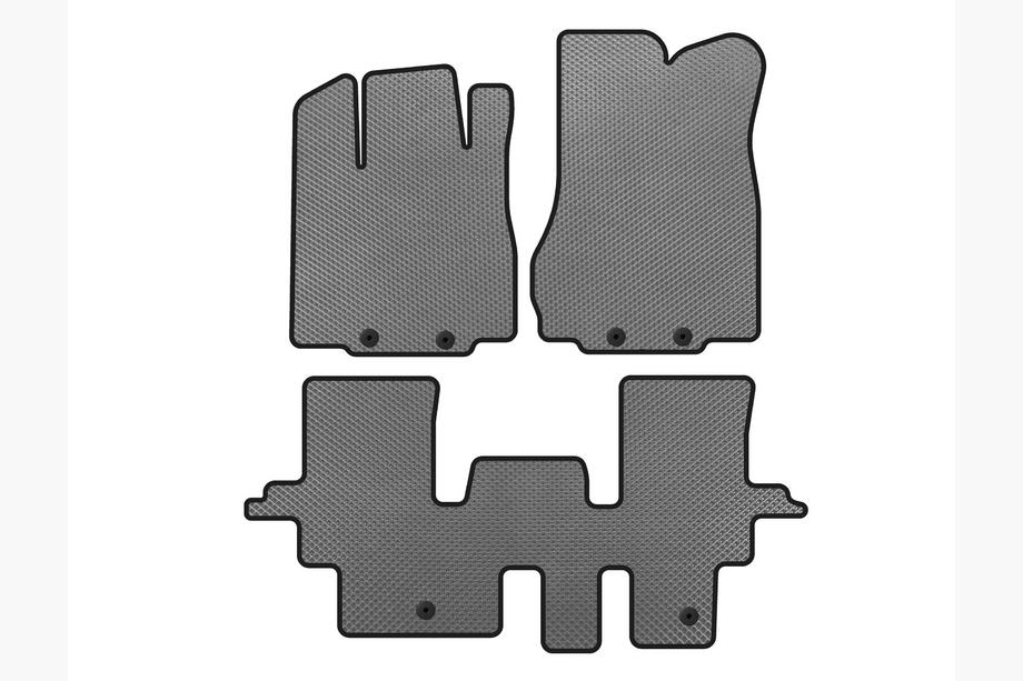 Infiniti QX60 2016-2021 EVA Floor Mats (2 Rows, Gray) Image